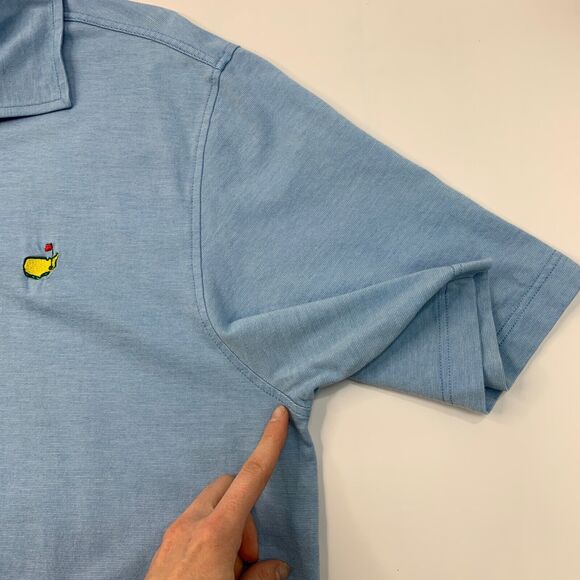 Clubhouse Collection Polo Shirt Mens L Large Masters Augusta Golf Made Italy - Picture 5 of 12